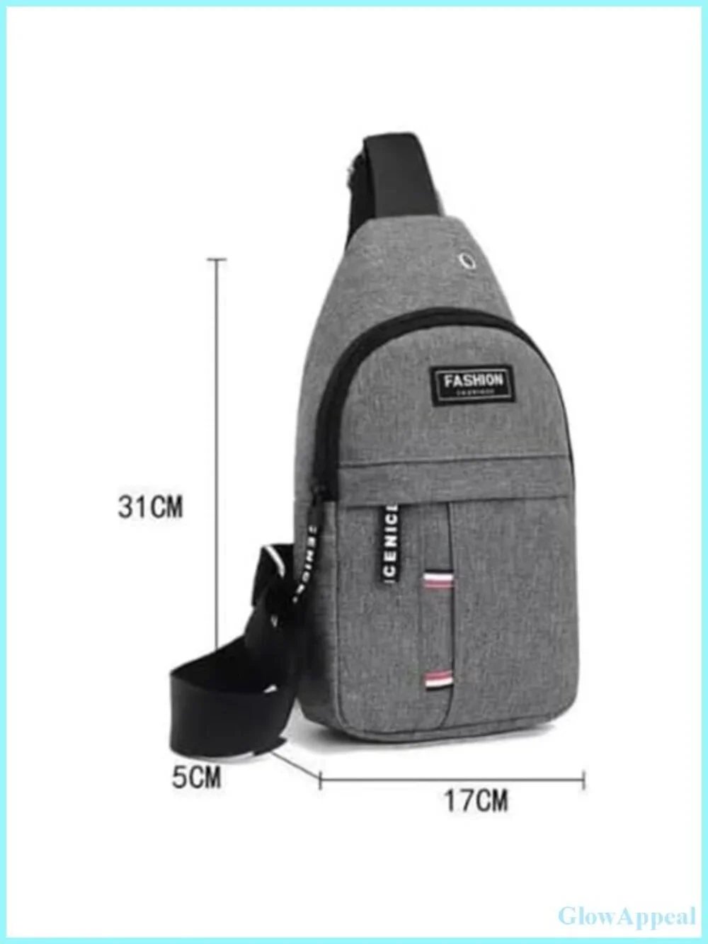 Adjustable Shoulder Backpack Messenger Bag Portable Chest Bag Outdoor Hiking